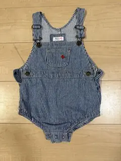 POLO ストライプオーバーオール 80cm