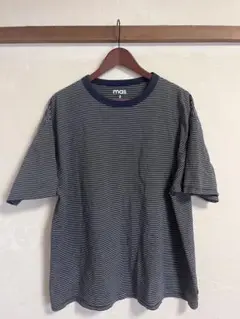 mas. RELAXATION FIT MICRO STRIPE 【Lサイズ】