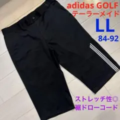 アディダスゴルフ　テーラーメイド　メンズ　ストレッチ　ハーフ　パンツ　LL 黒