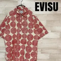 ✨EVISU エヴィス マンボラマ 半袖 アロハシャツ M✨