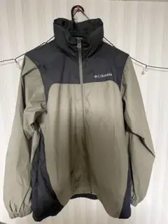 Columbia ナイロンジャケット S グレー/ベージュ