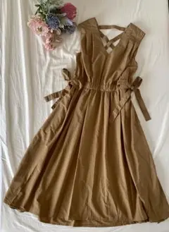【新品】fennel ワンピース　キャメル