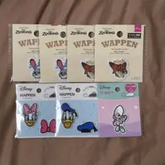 ワッペン ズートピア ドナルド デイジー ヤングオイスター まとめ売り