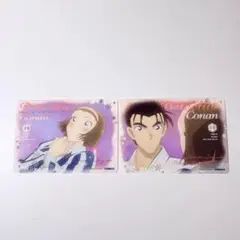名探偵コナン　クリアカード　中国限定カード　京極真＆鈴木園子