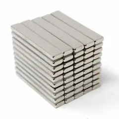 ネオジム磁石 60×10×4mm 50個 棒型 業務用 ・b01