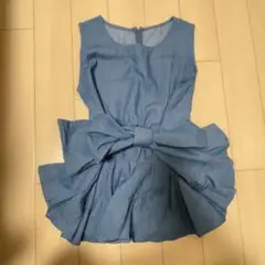 デニムブルー ノースリーブ