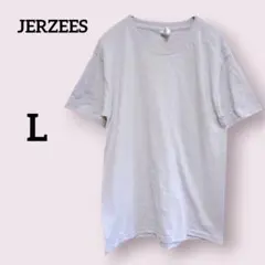 JERZEES【L】ライトグレー Tシャツ 半袖 カットソー
