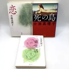 美品 小池真理子 恋 二重生活 死の島 3冊まとめて