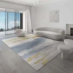 カーペット 160x230cm ラグマット北欧 ラグ 洗える 抗菌防臭 耐磨耗性