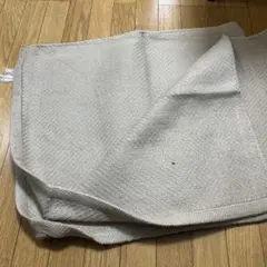 【無印】ベージュ 織り生地ラグ　100x140