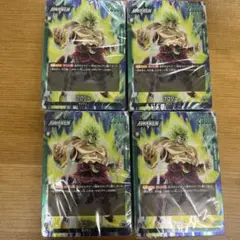 ドラゴンボールカード ブロリースターターデッキ 4セット