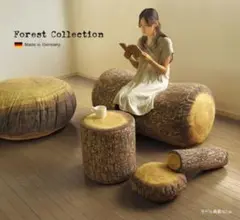 【美品】Mero Wings メロ ウィングス フォレストツリーシート バーチ Cushions & padded furniture items with wood print