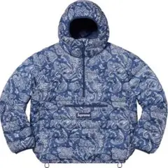Micro Down Half Zip Hooded Pullover