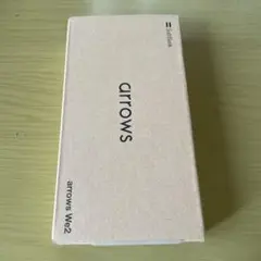 新品 arrows We2 ミストホワイト 本体 箱あり