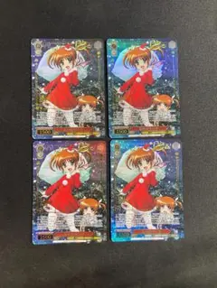 LCR なのはサンタ 4枚 リリカルなのは WS ヴァイス