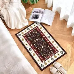新品♥️ラグ ラグマット 抗菌防臭 滑り止め 防ダニ 洗える 防音 ギャッベ柄