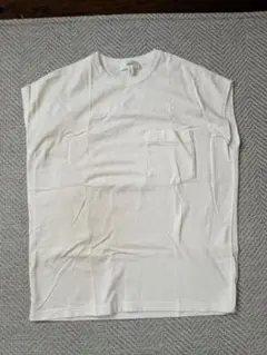 HYKE ホワイト ノースリーブ Tシャツ 2