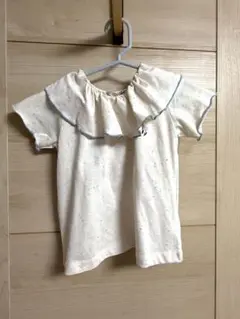 【新品未使用】mir.. hichon しまむら ネップ半袖Tシャツ 100