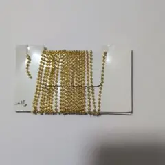アクセサリーパーツ　ポールチェーンゴールド太め