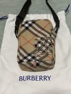 未使用BURBERRY クロスボディバッグ フォンポーチ8097637