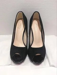 dazzystore デイジーストア　シンプルオープントゥ美脚パンプス　11cm