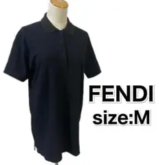FENDI フェンディ シャドー ズッカ 総柄 ポロシャツ ヴィンテージ M