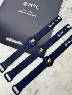 イタリア豪華客船 MSCベリッシマ　リストバンド3本&ガイド