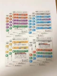 BS59 転醒チェックリストカード　4種各3枚＝12枚