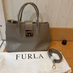 最終値下げ!!【美品】FURLA フルラ メトロポリストート バック