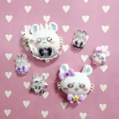 モモンガ まじかるちいかわ ネイルパーツ デコパーツ 6コセット