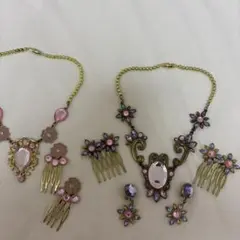 ディズニープリンセス　アクセサリーセット　ラプンツェル＆ベル