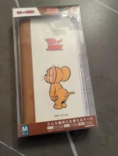 トムアンドジェリー　手帳型ケース FLEX バイカラー