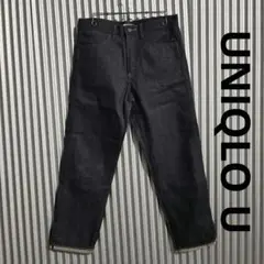UNIQLOU セルビッジレギュラーフィットジーンズ 赤耳