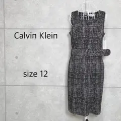 新品 カルバンクライン レディース ノースリブワンピース
