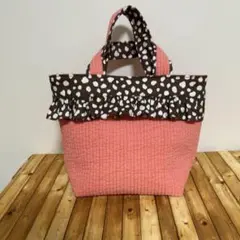 ヌビ　ダルメシアン　バッグ　ハンドメイド