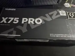 YUNZII X75 PROホワイトクリスタル軸