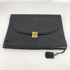 BALLY バリー レザー クラッチバッグ ブラック レディース メンズ