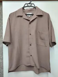 美品✨️EMMA CLOTHES 半袖シャツ M ブラウン