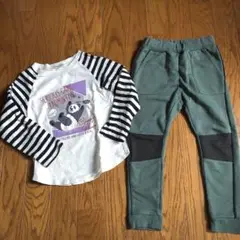SHOO-LA-RUE シューラルー　長袖Tシャツ　パンダ　バドミントン　ロンT