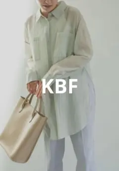 KBF ケービーエフ ペーパータッチ シアー 長袖シャツ Oneサイズ