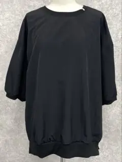 ぞうねこちゃんねる♡ブラック オーバーサイズ 半袖Tシャツ
