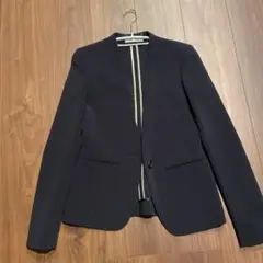 BEIGE ノーカラージャケット ネイビー サイズ0