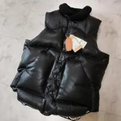 k*6様 RRL ダブルアールエル　レザー　ダウンベスト　XL　定価211,42 C*S様 RRL ダブルアールエル レザー ダウンベスト XL 定価211,42