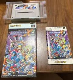 スーパーファミコン　ロックマンX3 説明書付き