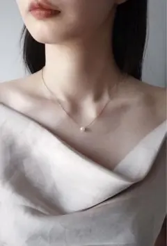 CREA jewelry simple pearl necklaceシルバー