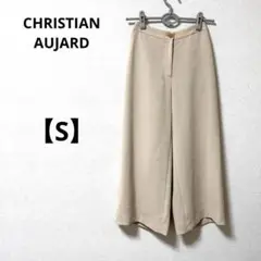 クリスチャンオジャール【S】ワイドパンツ　ゆったり　ベージュ　日本製　春夏