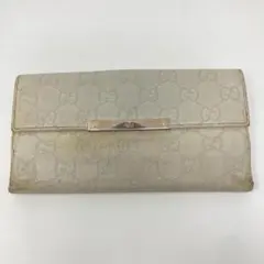 GUCCI グッチ 財布 白系 グッチシマ レディース ブランド