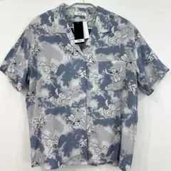 ディズニー　スティッチ　アロハシャツ　半袖シャツ　レディースM 新品