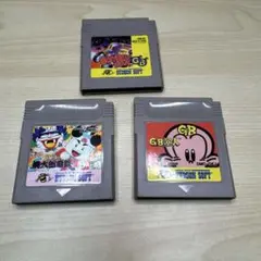ボンバーマン　桃太郎電鉄　GB原人　ゲームボーイ 3本セット