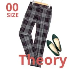 Theory セオリー ウールシガレットチェック柄パンツ パ5128